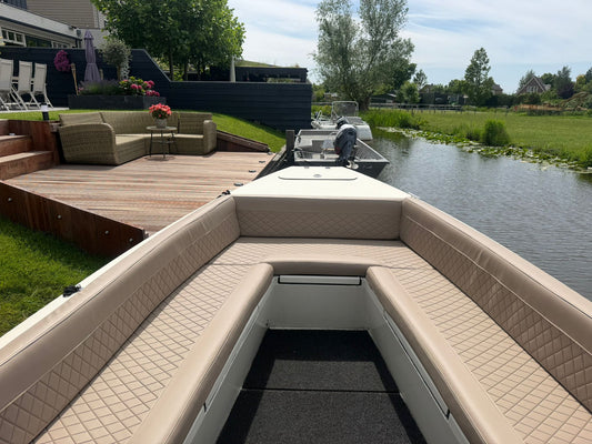 Bootkussens met Ruitmotief (Diamond Stitch)